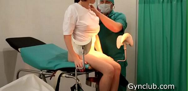  Girl&039;s orgasm on the gynecological chair  (ep13)